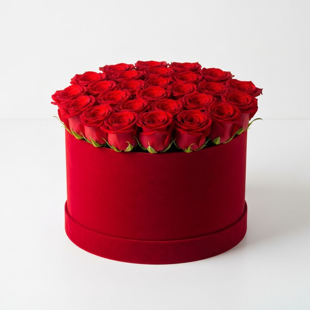 Box Luxo Rosas Premium